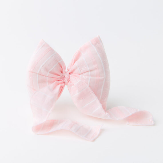 Fiocco Nascita Sangallo Rosa